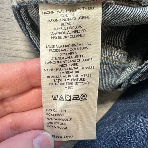 We the Free People Slim Shade Selvedge Jeans 26 - Picture 10 of 16